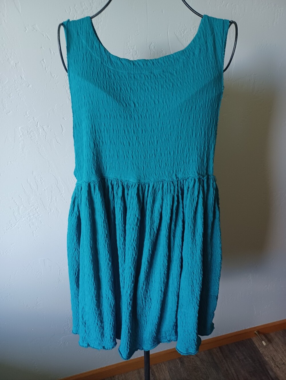 FP Beach Sleeveless Textured Mini Dress or Tunic Sm-Med